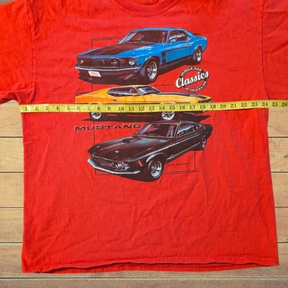 Retro Y2K Mustang Muscle Car Classics T-Shirt Mens Size XXL - Picture 5 of 5